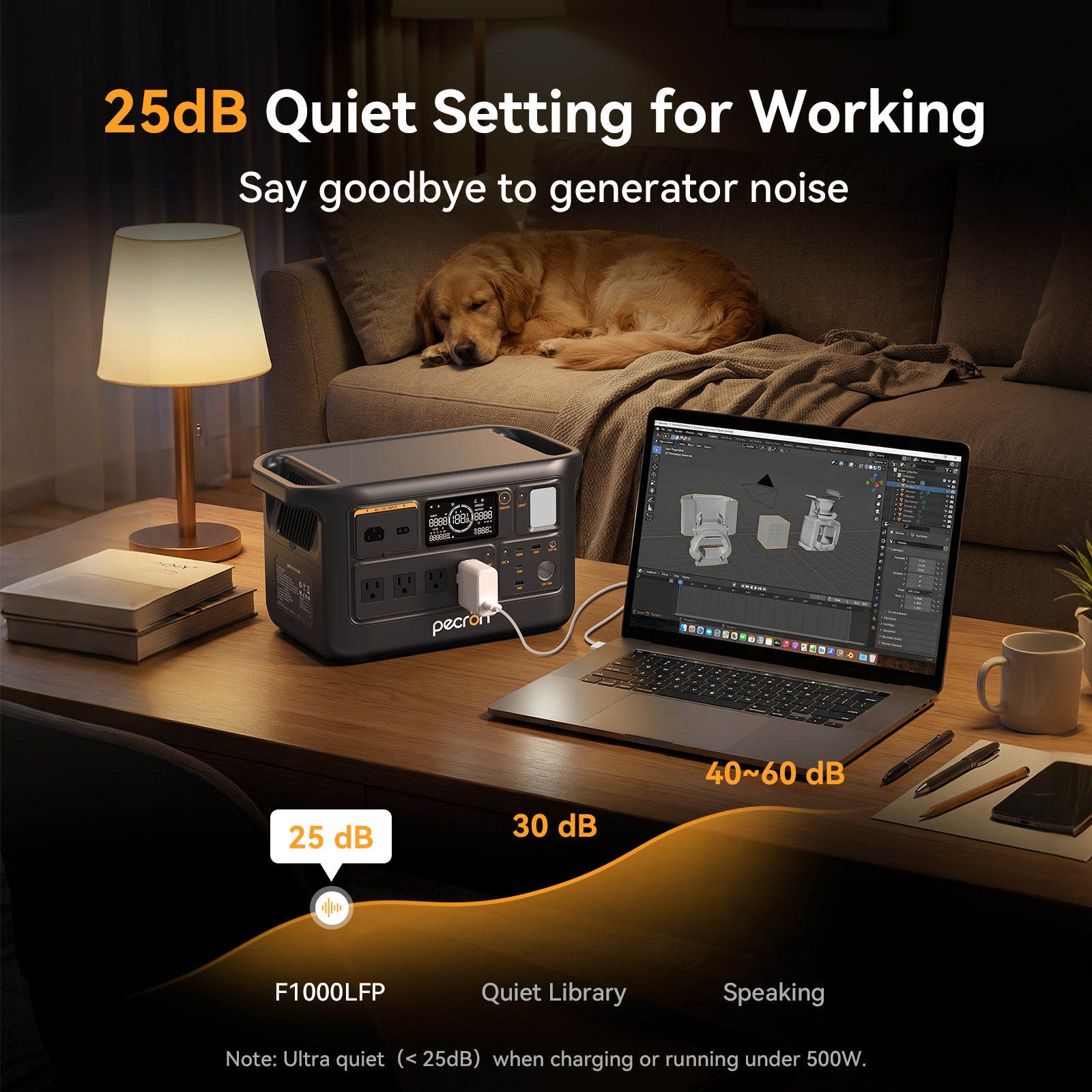 PECRON F1000LFP Portable Power Station