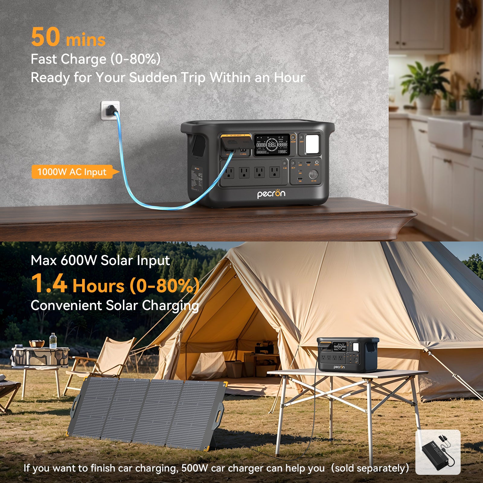 PECRON F1000LFP Portable Power Station