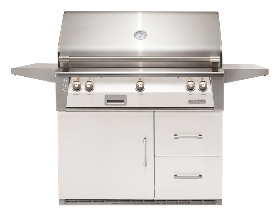 Alfresco ALXE 42" Luxury Grill on Refrigerated Base