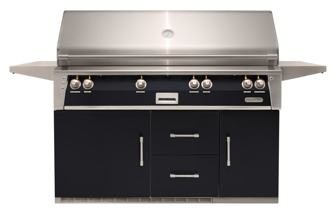 Alfresco ALXE 56" Luxury All-Grill on Refrigerated Base