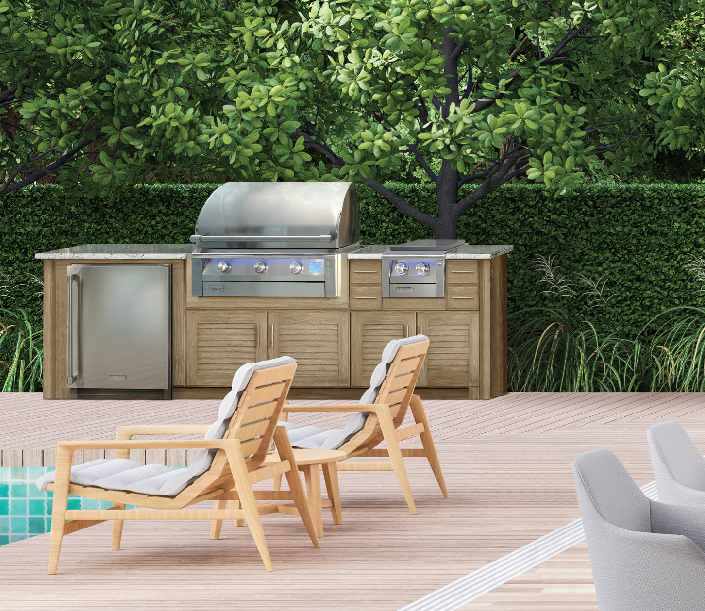 Alfresco AIPG 36" Intelligent Professional Built-In Gas Grill