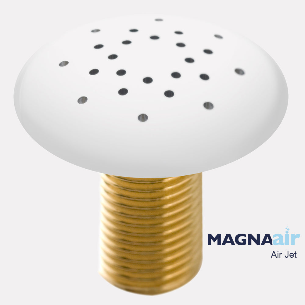 MAGNUS HOME PRODUCTS 64" Lorane Solid Surface Stone Resin Freestanding Tub