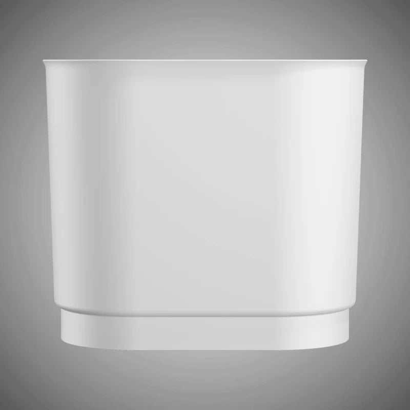 MAGNUS HOME PRODUCTS 39" Akio Solid Surface Stone Resin Japanese Oval Soaking Bathtub with Integral Seat