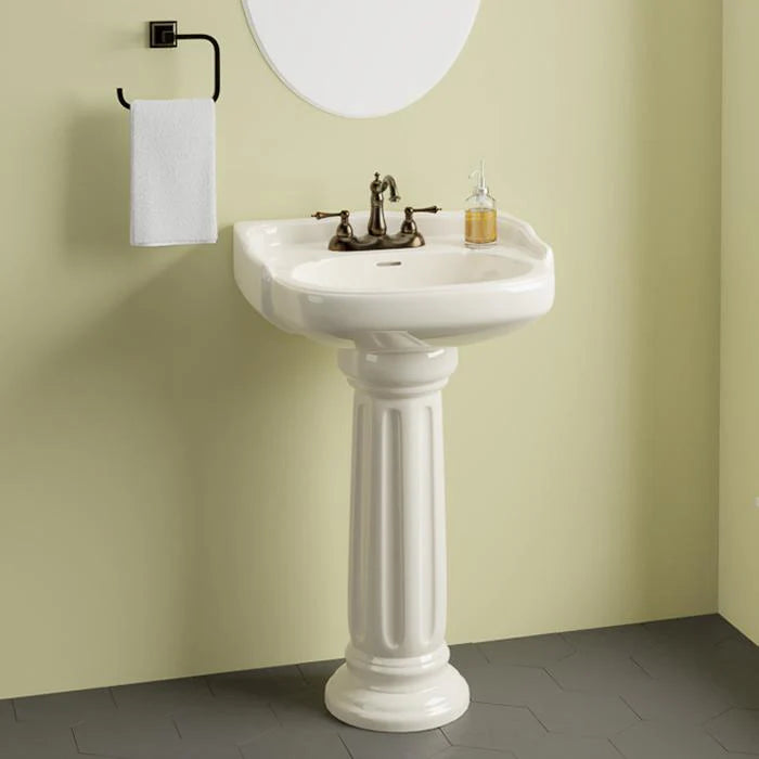 MAGNUS HOME PRODUCTS Dawson 100 Vitreous China Pedestal Sink