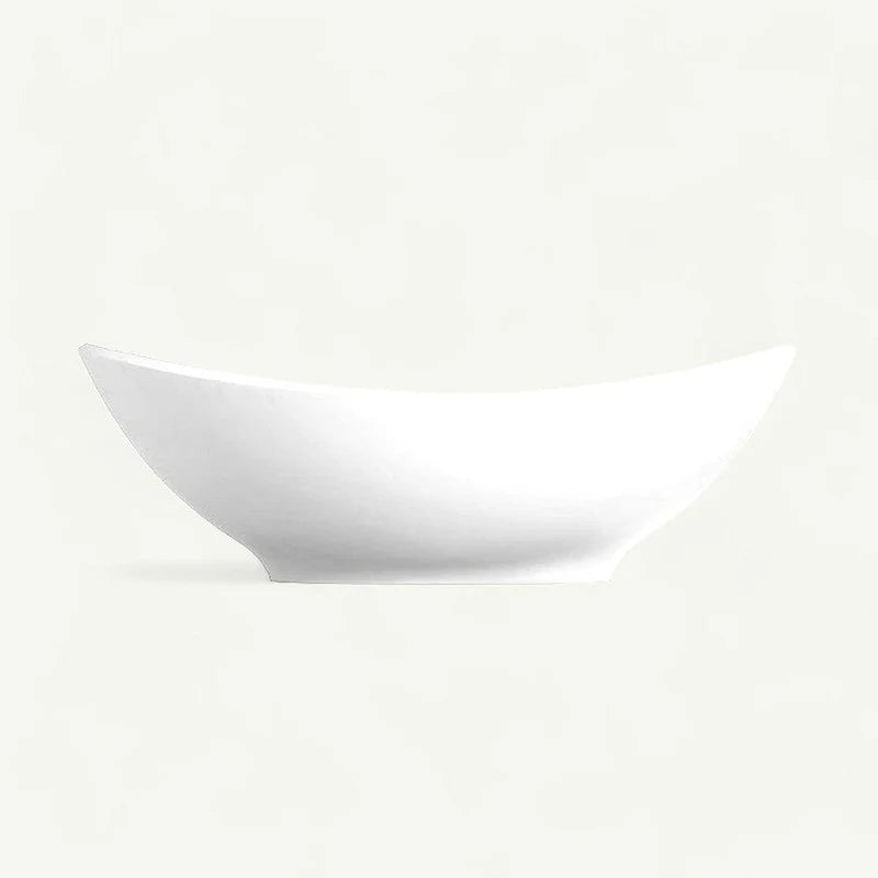 MAGNUS HOME PRODUCTS Hartland Solid Surface Stone Resin Freestanding Bathtub