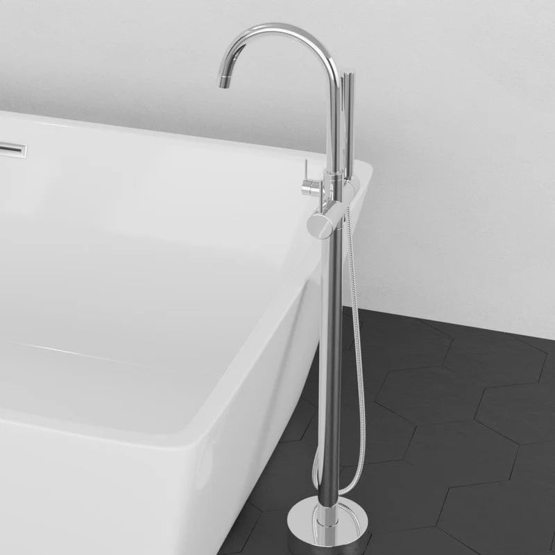 MAGNUS HOME PRODUCTS Nagoya High Flow Freestanding Tub Faucet with Hand Shower