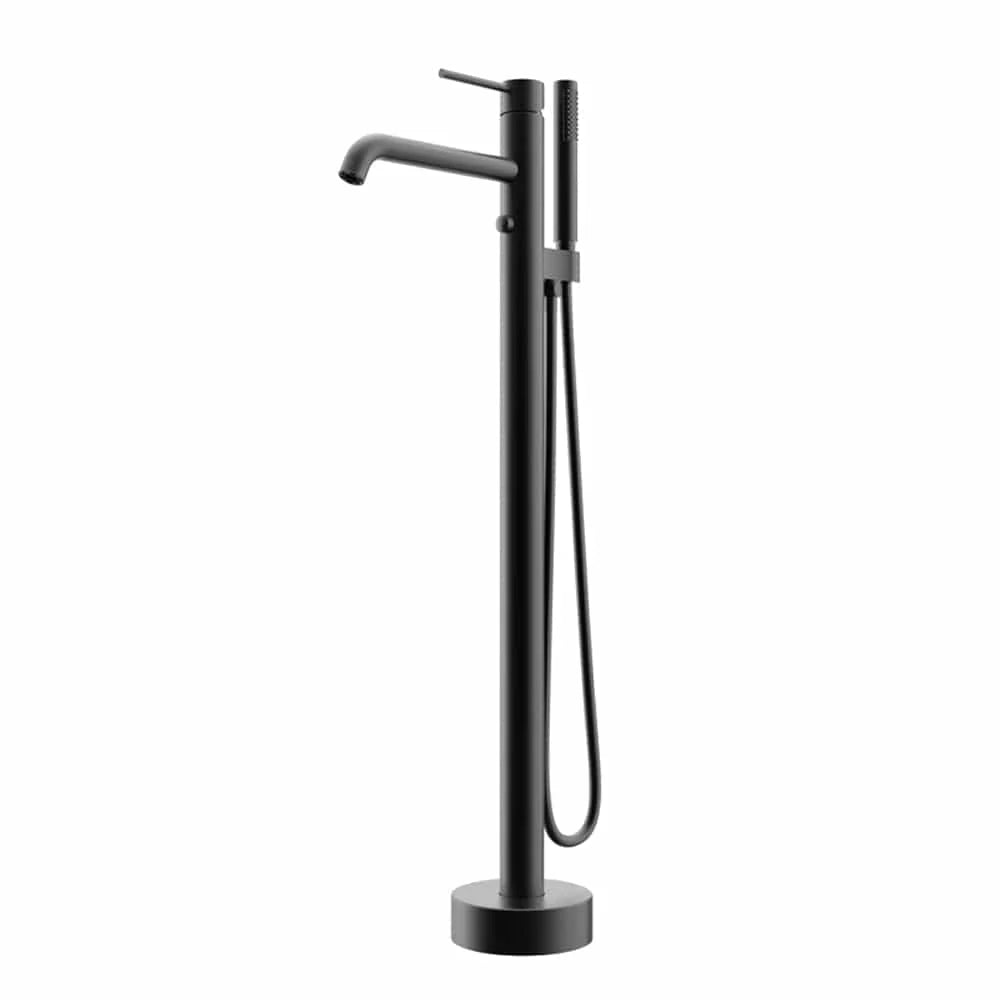 MAGNUS HOME PRODUCTS Nisshin High Flow Freestanding Tub Faucet with Hand Shower
