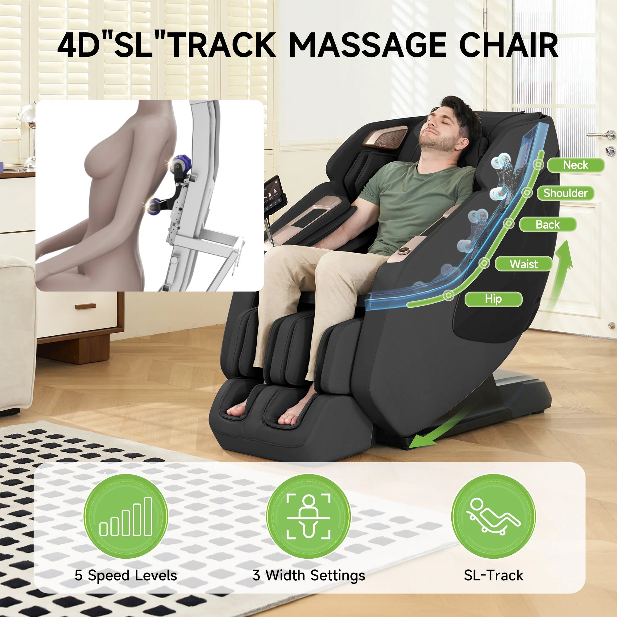 Real Relax 4D Massage Chair PS5200