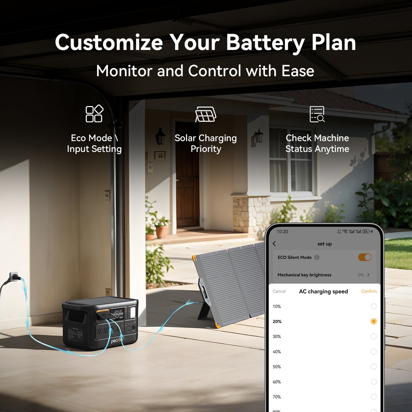PECRON F1000LFP Portable Power Station