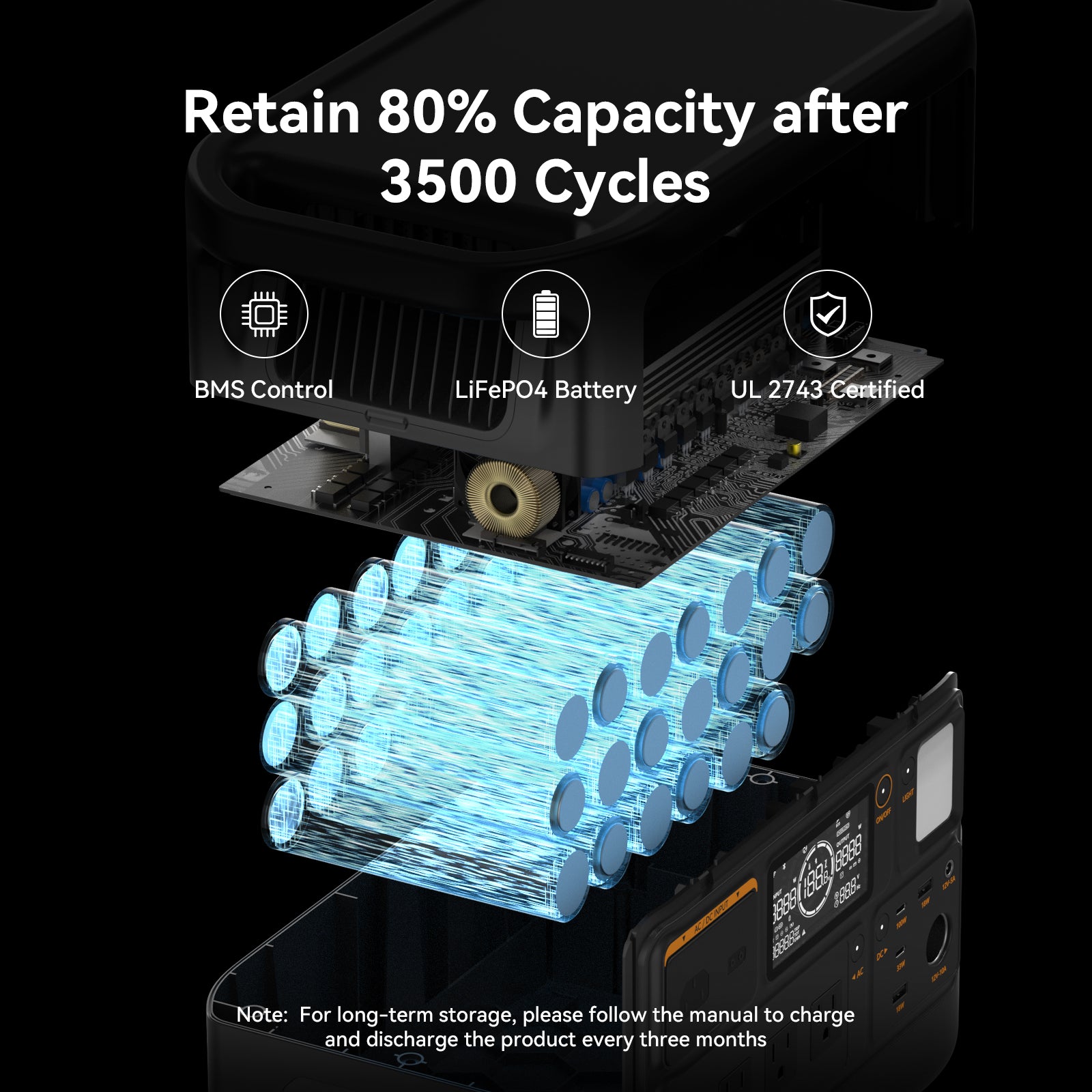 PECRON F1000LFP Portable Power Station