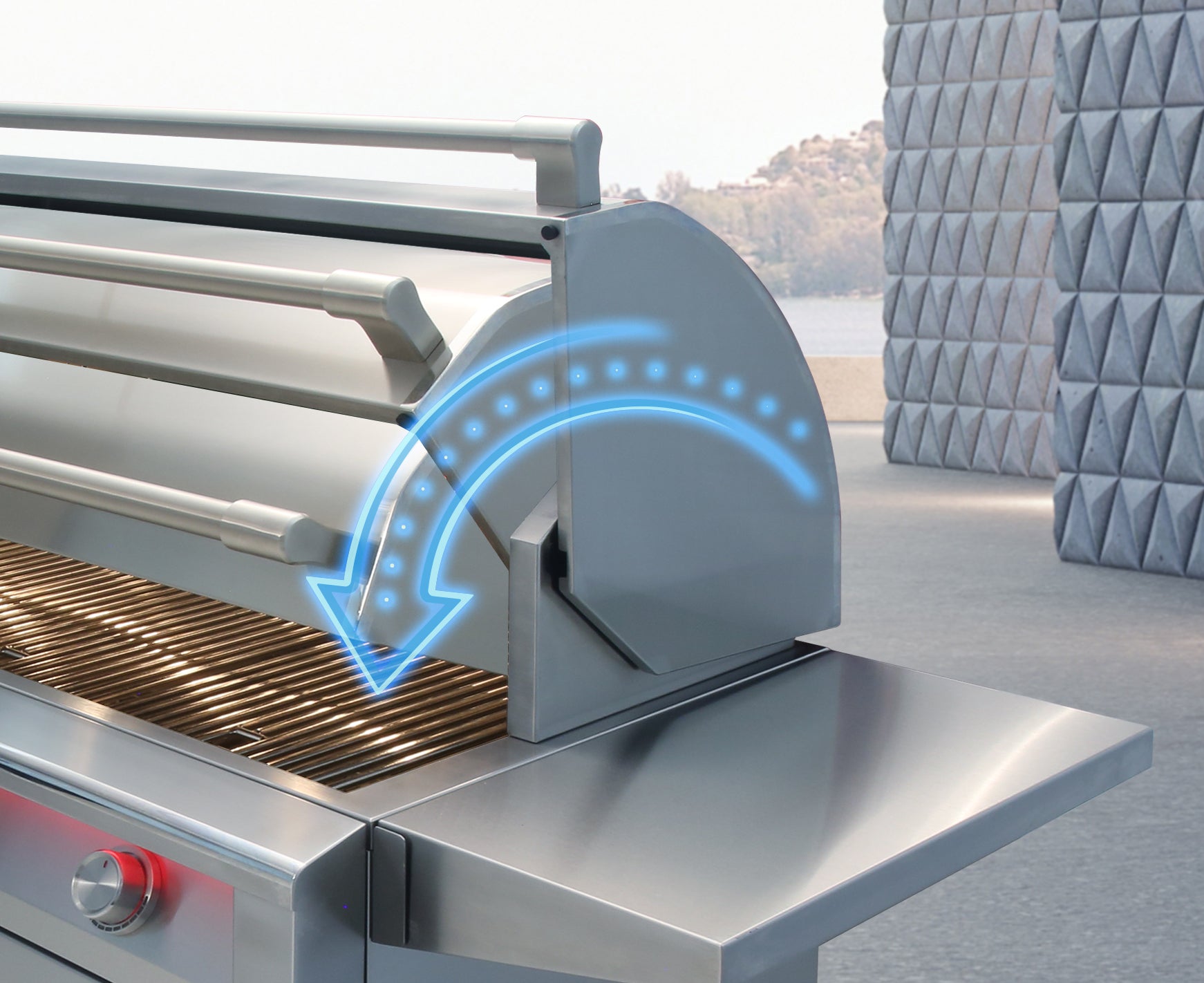 Alfresco AIPG 42" Intelligent Professional Built-In Gas Grill