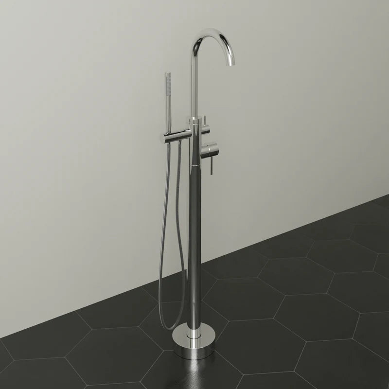 MAGNUS HOME PRODUCTS Oldham Freestanding Tub Faucet with Hand Shower