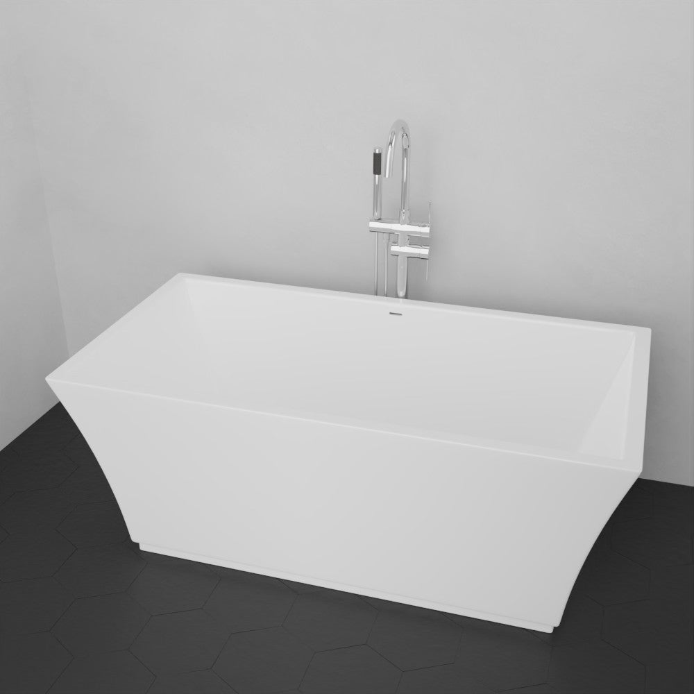 MAGNUS HOME PRODUCTS 60" Pelsey Acrylic Freestanding Tub