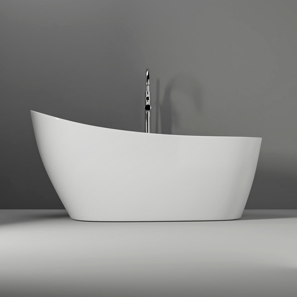 MAGNUS HOME PRODUCTS Radnor Acrylic Slipper Freestanding Tub With Insulation