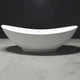 MAGNUS HOME PRODUCTS Hartland Solid Surface Stone Resin Freestanding Bathtub