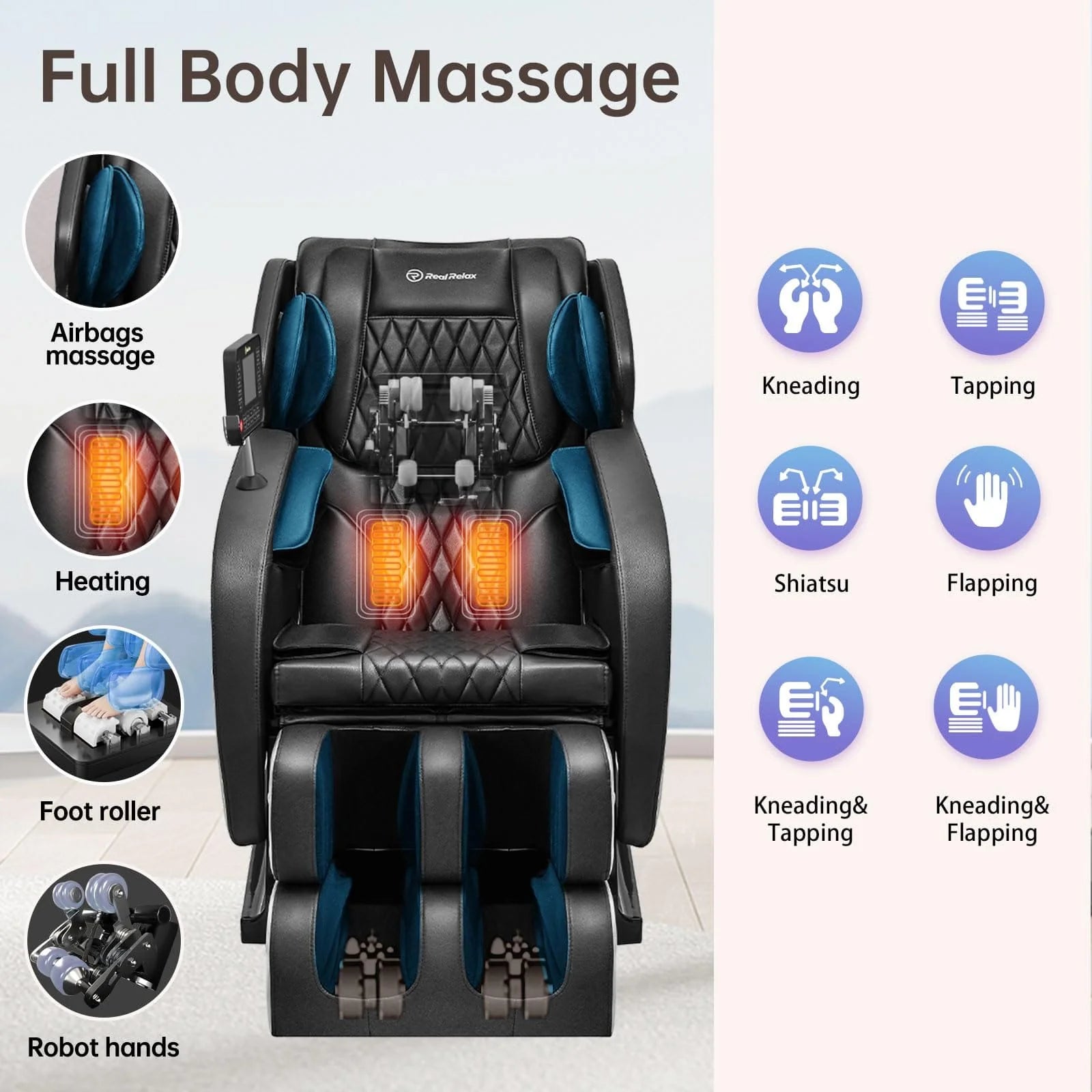 Real Relax 3D Massage Chair Favor-05