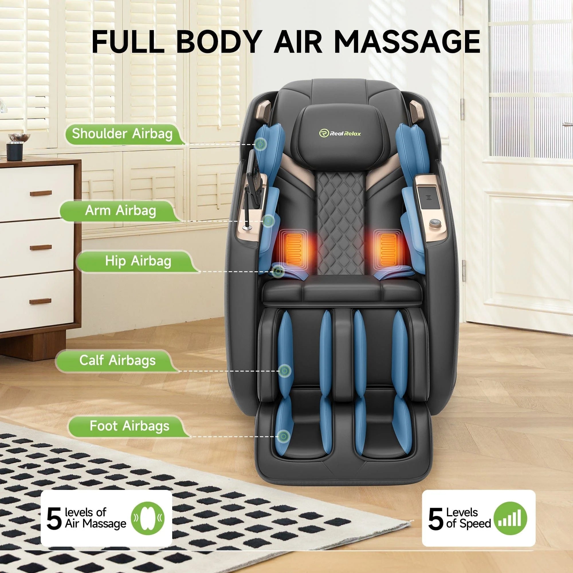 Real Relax 4D Massage Chair PS5200