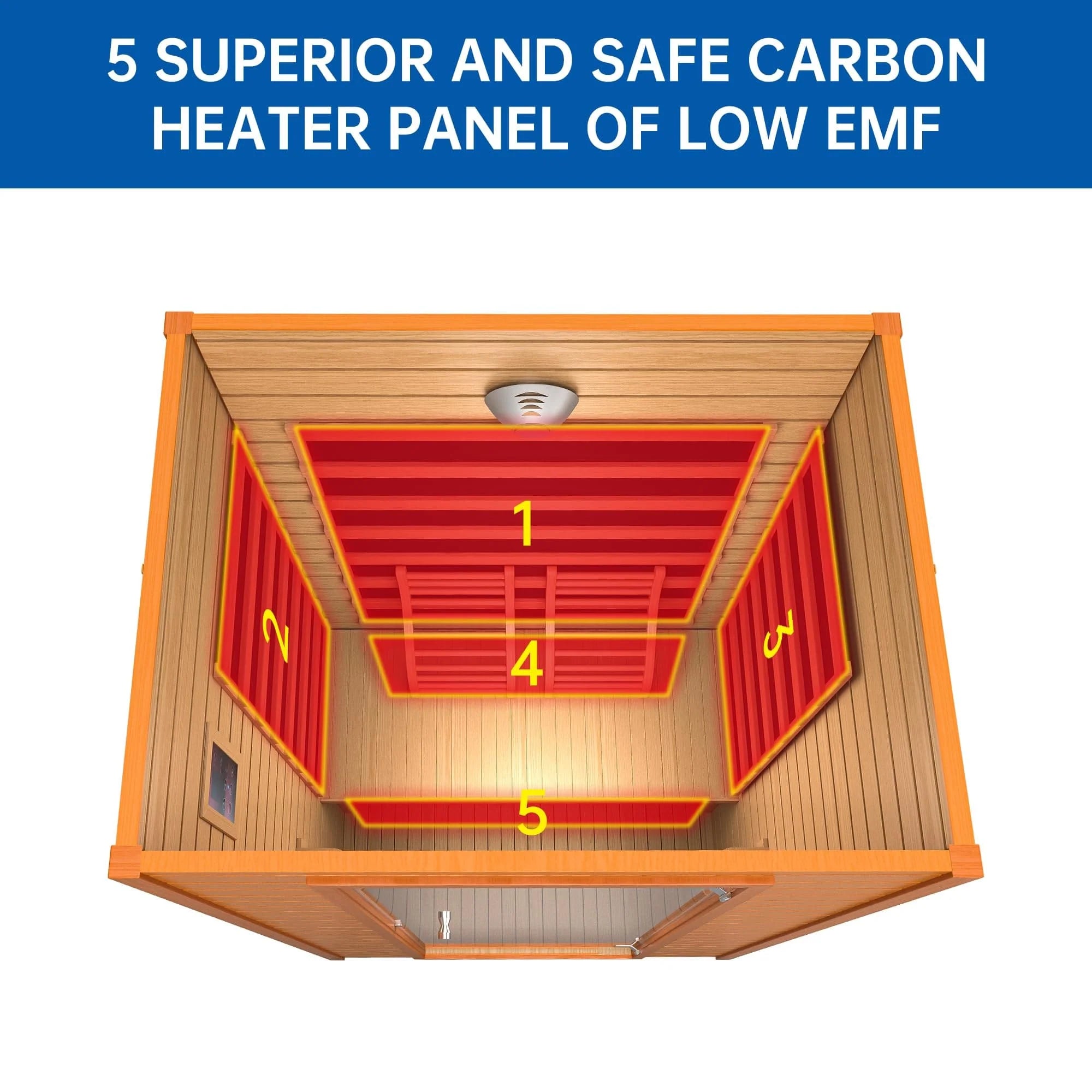 Real Relax 2-Person Far Infrared Sauna Earth